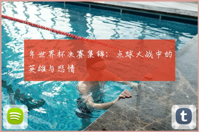 年世界杯决赛集锦：点球大战中的英雄与悲情